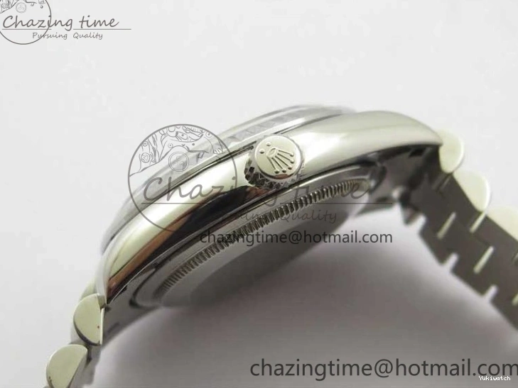 36mm Malachite Bracelet Green President Best SS SS on A2824 Dial DateJust EDF Edition 0216